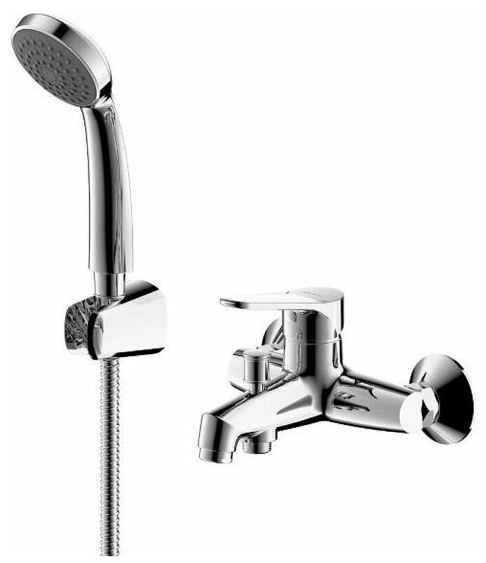 Смеситель для ванны короткий излив Bravat Emeralda TF6135147CP-B-RUS