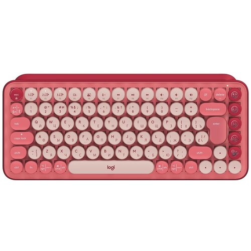 Logitech 920-010718 Клавиатура беспроводная POP KEYS, Heartbreaker Rose