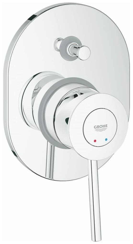 Смеситель для ванны хром Grohe BauClassic 29047000