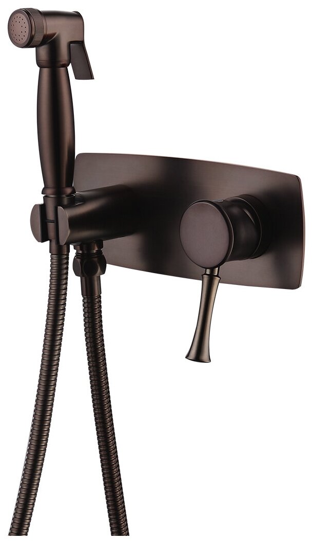 Смеситель для биде LEMARK Peretto LM6319RB, Черный Кофе, Латунь