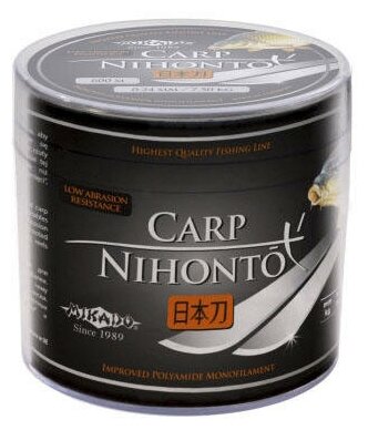 Леска мононить Mikado NIHONTO CARP 0,30 (300 м) - 10.90 кг.