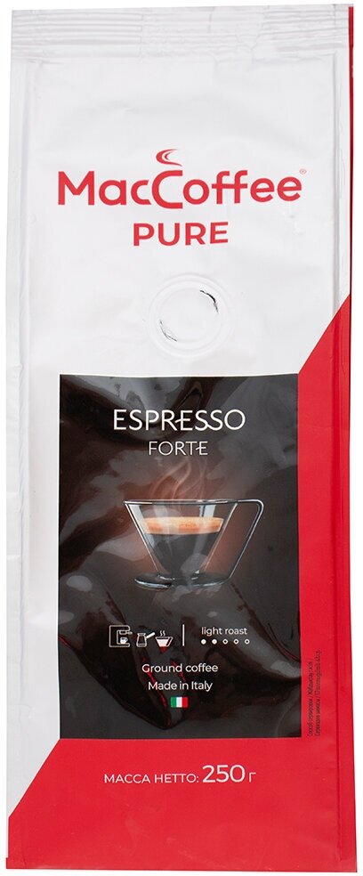 Кофе молотый MacCoffee PURE Espresso Forte, 250 г - фото №6