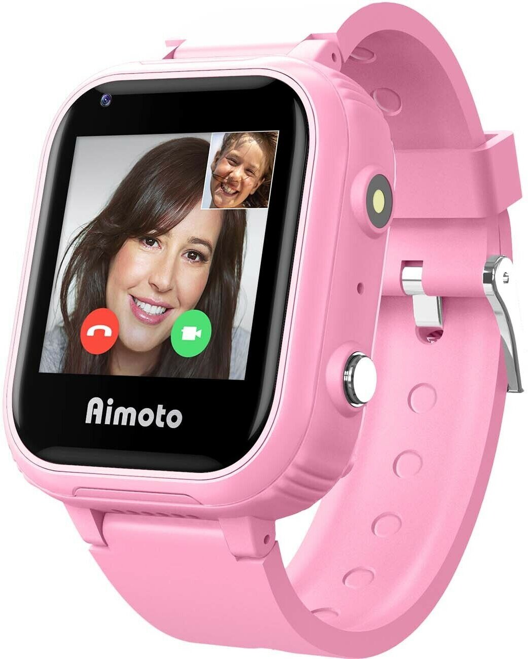 Детские смарт-часы с GPS трекером Aimoto Pro 4G Pink