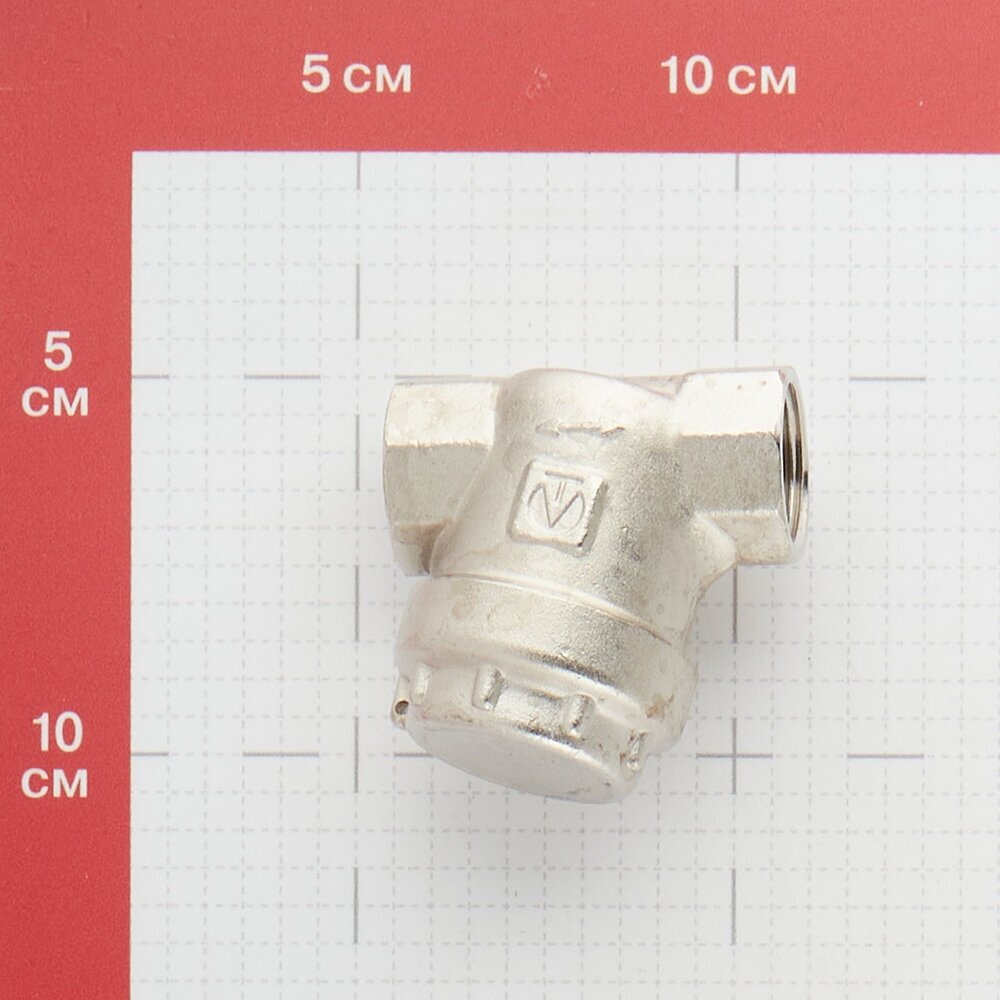 Фильтр механической очистки Stem (ВР/НР), латунь, со сливом, Ду 15 (1/2")