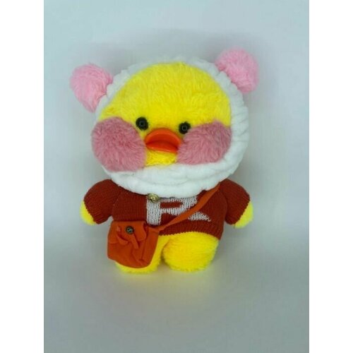 уточка lalafanfan plush acid little yellow duck doll ducks лалафанфан утка ducks plush soft уточка мягкие игрушки doll kids toys Утка мягкая игрушка Лалафанфан желтая с повязкой