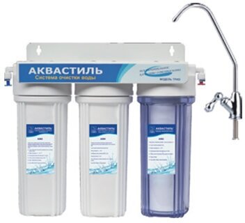 Фильтр Аквастиль Classic для очистки воды (3-х ступенчатый, умягчающий)