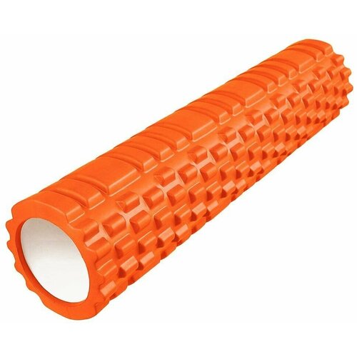 Массажный цилиндр Foam Roller 60см - Оранжевый