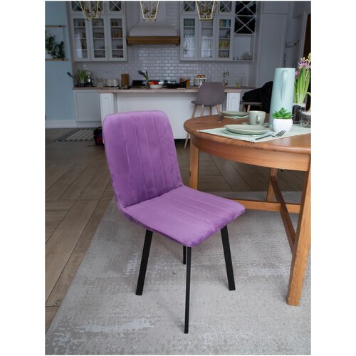 Стул для кухни из мягкого велюра