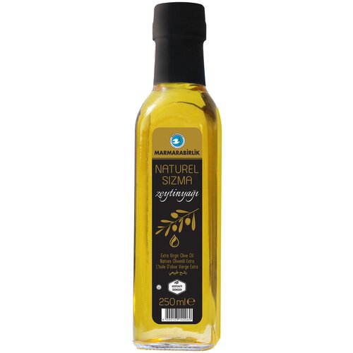 Масло оливковое натуральное MARMARABIRLIK EXTRA VIRGIN первого холодного отжима, ст/бут. 250 мл
