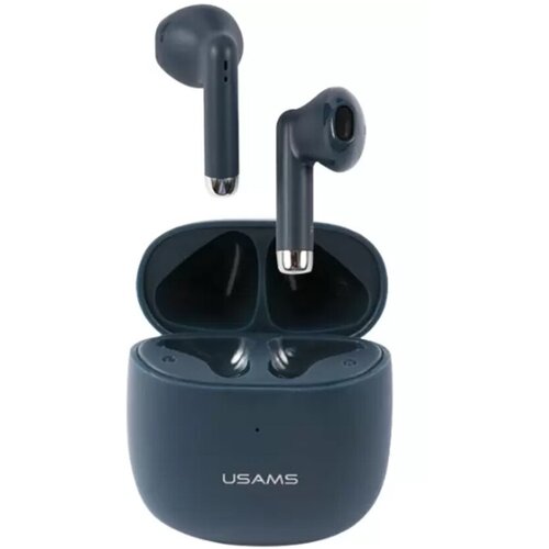 Беспроводные наушники USAMS TWS Earbuds IA04 Series Blue беспроводные игровые tws наушники usams xj13 gaming earbuds игровая подсветка dual mic enc