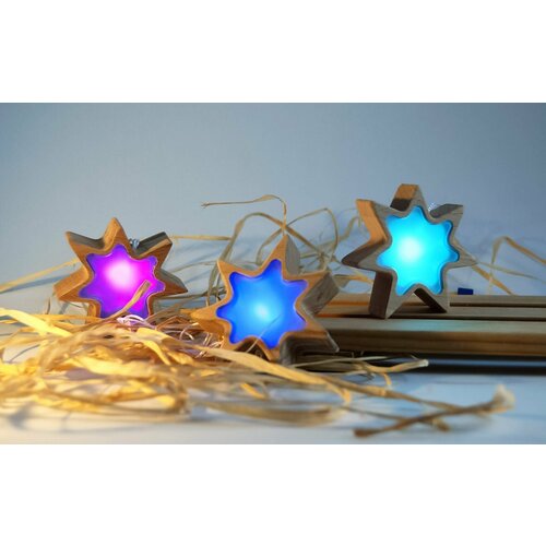 Фонарик-ночничок светодиодный звездочка