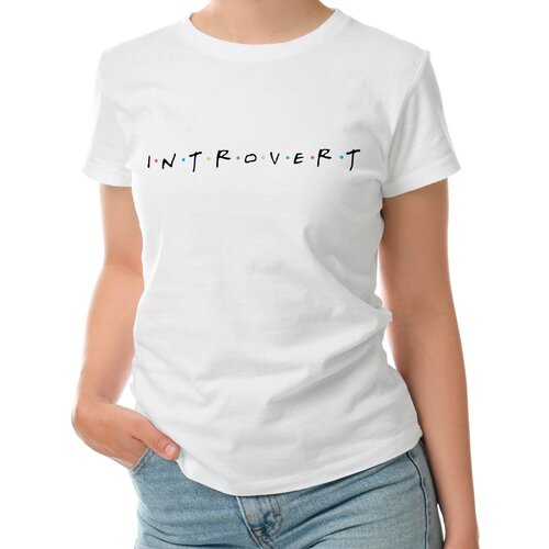 фото Футболка roly, размер s, белый