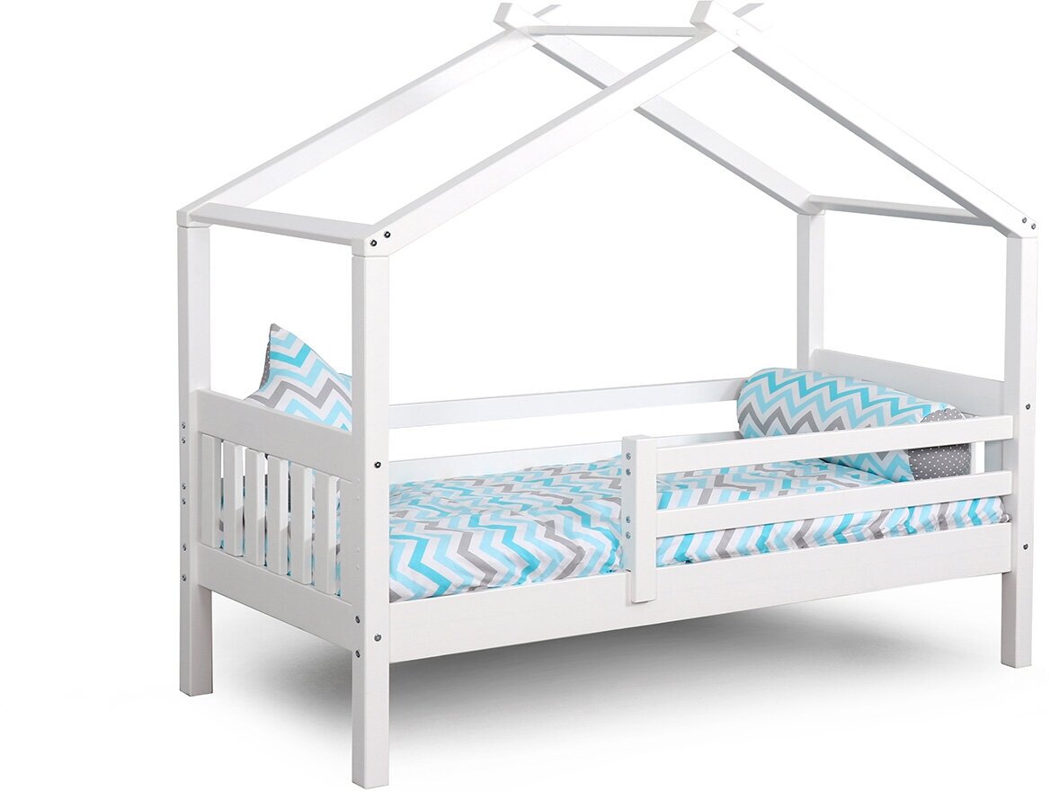 Кровать с надстройкой Hoff Ассоль, 170,5х148х78, цвет белый