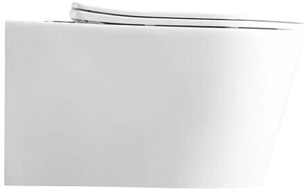 Унитаз подвесной Vincea Cute VT1-24 безободковый, цвет белый, ультратонкое soft-close сиденье
