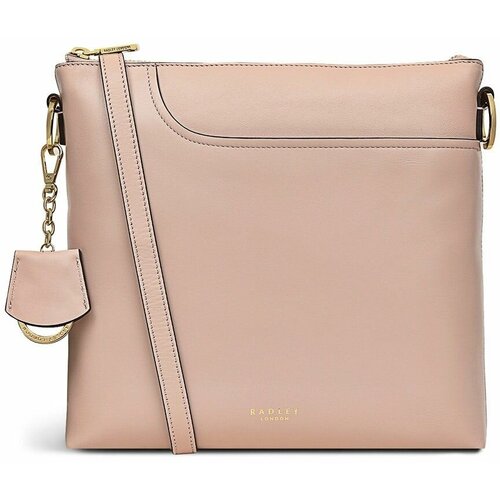 Сумка кросс-боди Radley POCKETS 2.0 Medium Zip-Top Cross Bod RDLH7857688, фактура гладкая, розовый