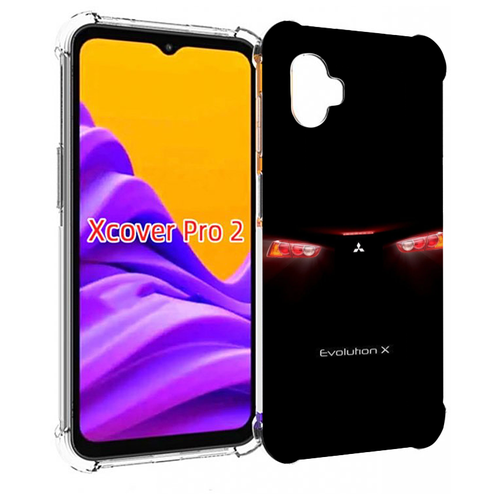 чехол mypads ягуар jaguar 2 для samsung galaxy xcover pro 1 задняя панель накладка бампер Чехол MyPads mitsubishi-мицубиси-1 для Samsung Galaxy Xcover Pro 2 задняя-панель-накладка-бампер