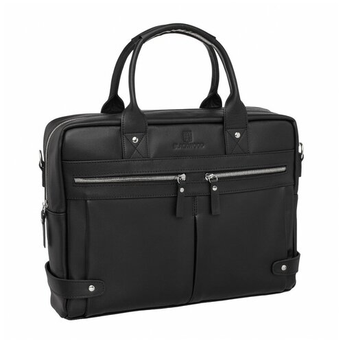 фото Мужская кожаная деловая сумка blackwood contin black 1054201