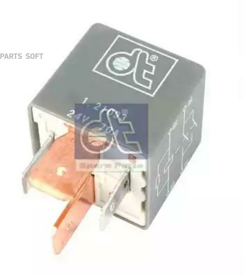 121093 DT SPARE PARTS Реле [4-конт 24V 70а]