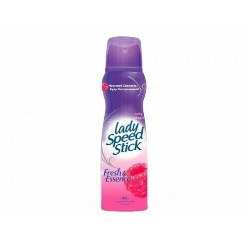 дезодорант антиперспирант спрей lady speed stick fresh Lady Speed Stick Fresh & Essence Дезодорант-антиперспирант спрей Малина, 150 мл, 3 шт