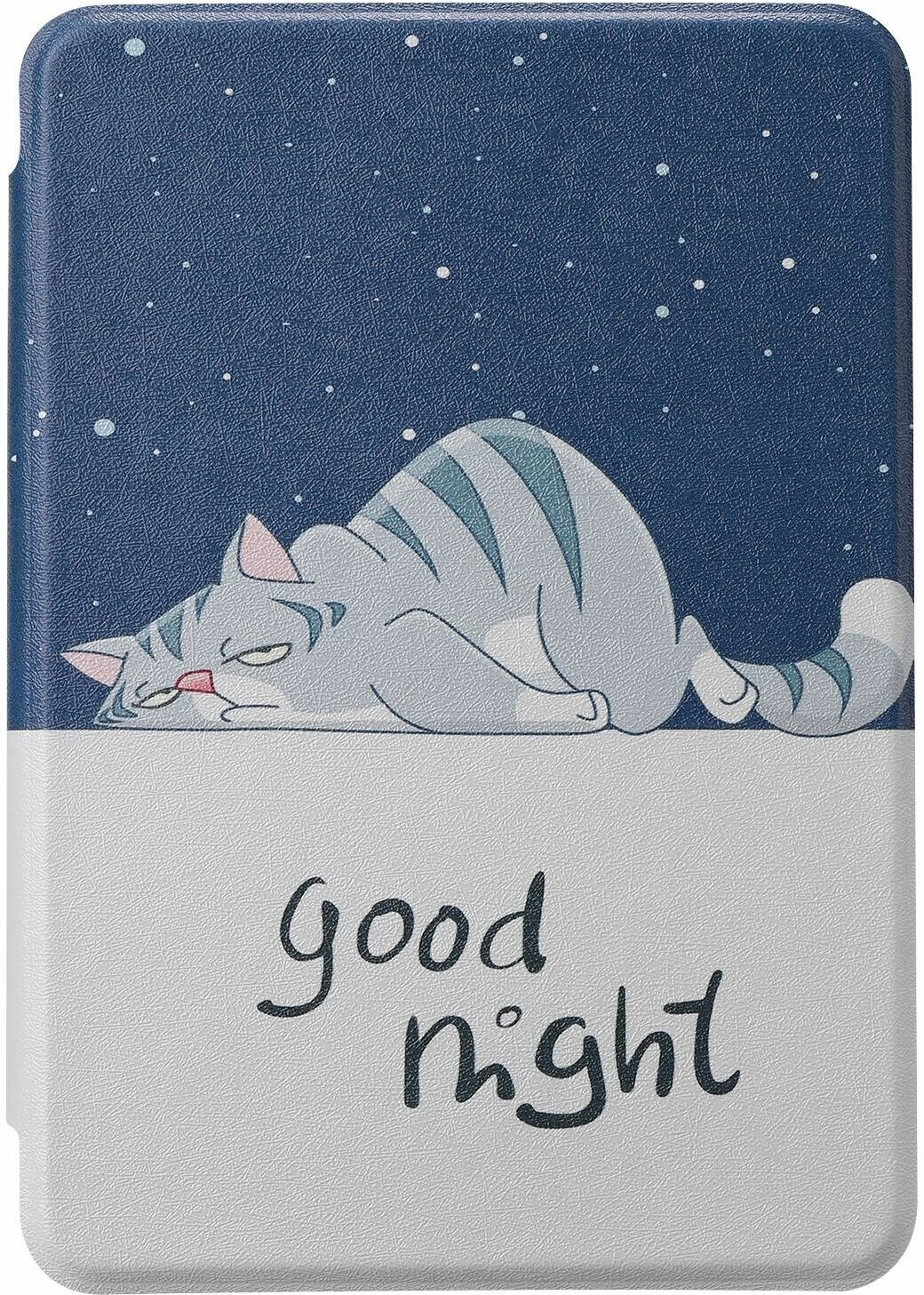 Чехол-книжка для Amazon Kindle 10 2020 Good Night Cat