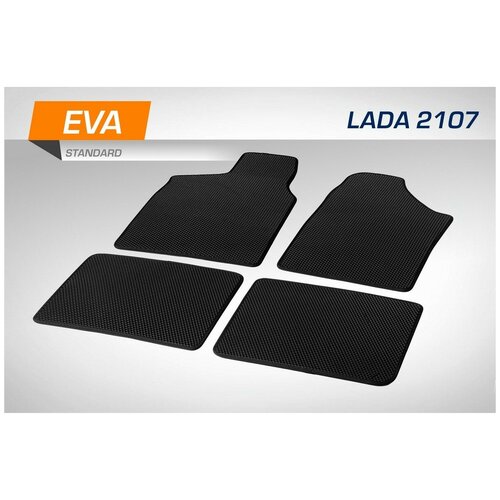 Коврики в салон авто AutoFlex EVA (ЭВА, ЕВА) Standard ВАЗ (Lada) 2105 1980-2011/2106 1976-2006/2107 1982-2012/2101 1970-1988, 4 частей, 6600701