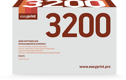 Драм-картридж EasyPrint DR-3200 черный совместимый с принтером Brother (DB-3200 U)