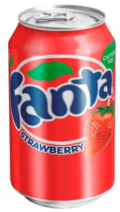 Газированный напиток Fanta Strawberry со вкусом клубники (США), 355 мл (12 шт) - фотография № 6