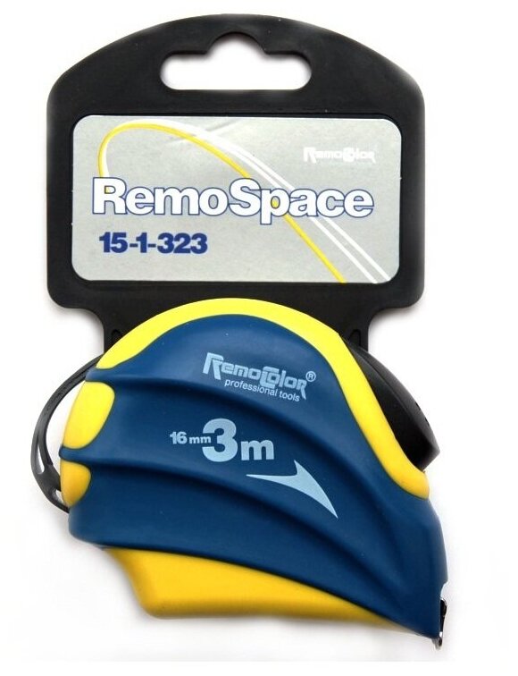 Рулетка RemoСolor "RemoSpace" 3м*16мм 15-1-323