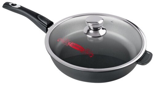 фото Сковорода 30см Классик съемная ручка с крышкой, подарочная упаковка