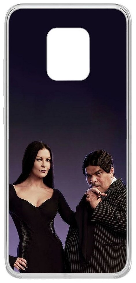 Чехол-накладка Krutoff Clear Case Уэнсдей Аддамс - Мортиша и Гомес для Xiaomi Redmi 10X 5G