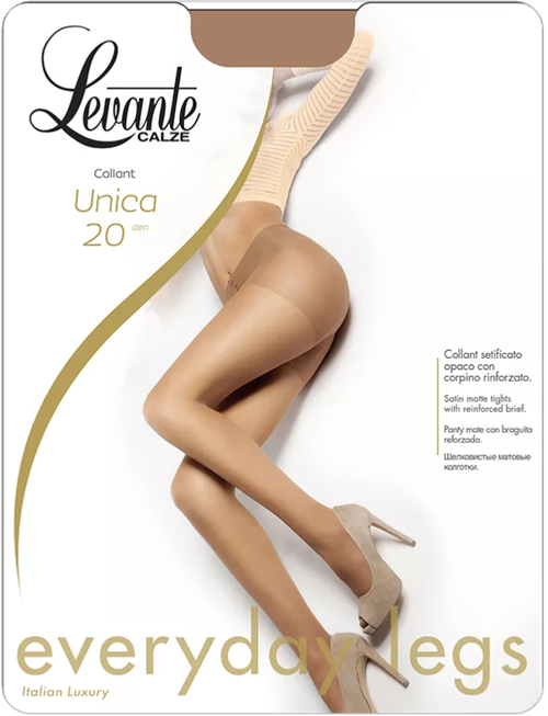 Колготки  Levante Time, 20 den, размер 4, бежевый