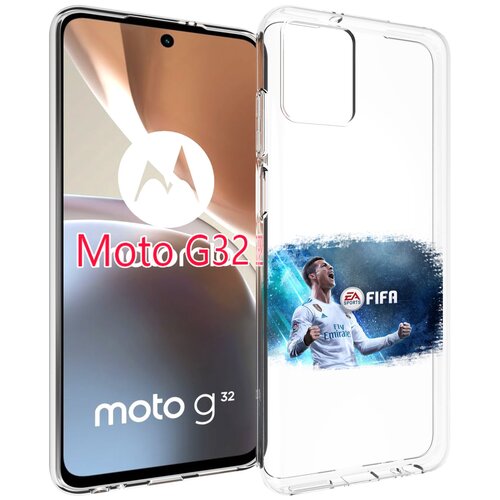 Чехол MyPads FiFA логотип для Motorola Moto G32 задняя-панель-накладка-бампер чехол mypads fifa логотип для motorola moto x30 pro задняя панель накладка бампер