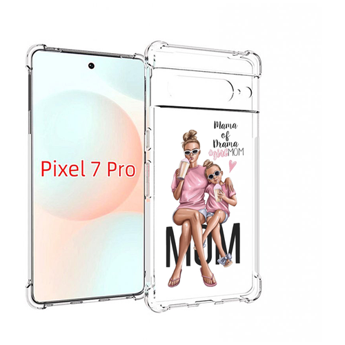 Чехол MyPads Мама-мечты женский для Google Pixel 7 Pro задняя-панель-накладка-бампер