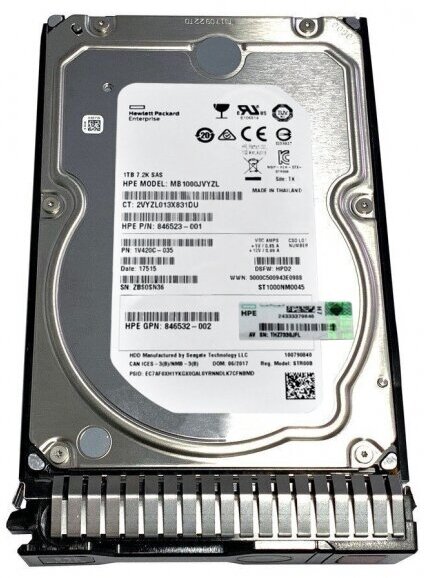 Жесткий диск HP 846523-001 1Tb 7200 SAS 3,5" HDD