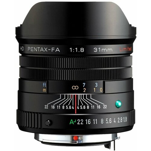 Объектив HD PENTAX-FA 31 mm f18 Limited черный 16399000₽