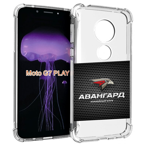 Чехол MyPads авангард омск для Motorola Moto G7 Play задняя-панель-накладка-бампер