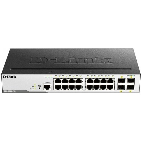 Коммутатор D-LINK DGS-3000-20LB1A 2756800₽
