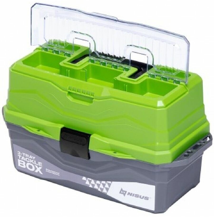 Ящик Tackle Box трехполочный зеленый (N-TB-3-G)