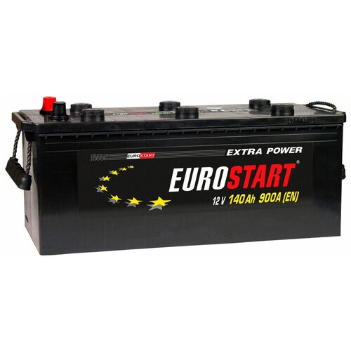Аккумулятор автомобильный EUROSTART Extra Power 140 Ah 900 A обратная полярность 513x189x223