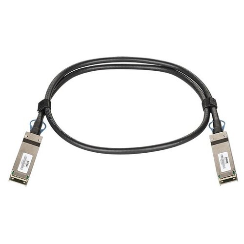 Кабель D-Link DEM-CB100Q28, 1 м, черный кабель d link dem cb100s d1 1 м черный