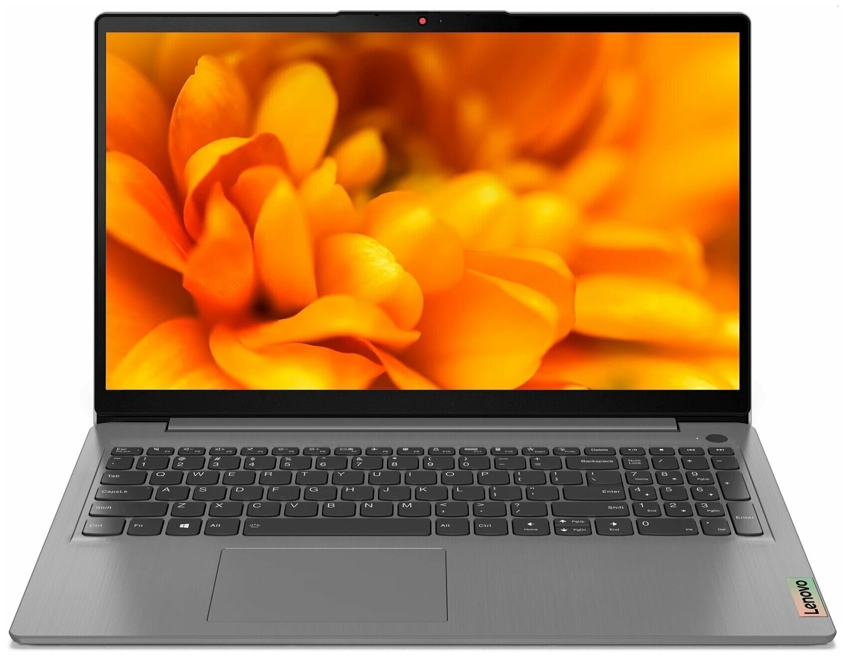 Ноутбук Lenovo IdeaPad 3 15ALC6 82KU00MMRK (AMD Ryzen 5 5500U 2.1Ghz/8192Mb/512Gb SSD/AMD Radeon Graphics/Wi-Fi/Bluetooth/Cam/15.6/1920x1080/No OS)