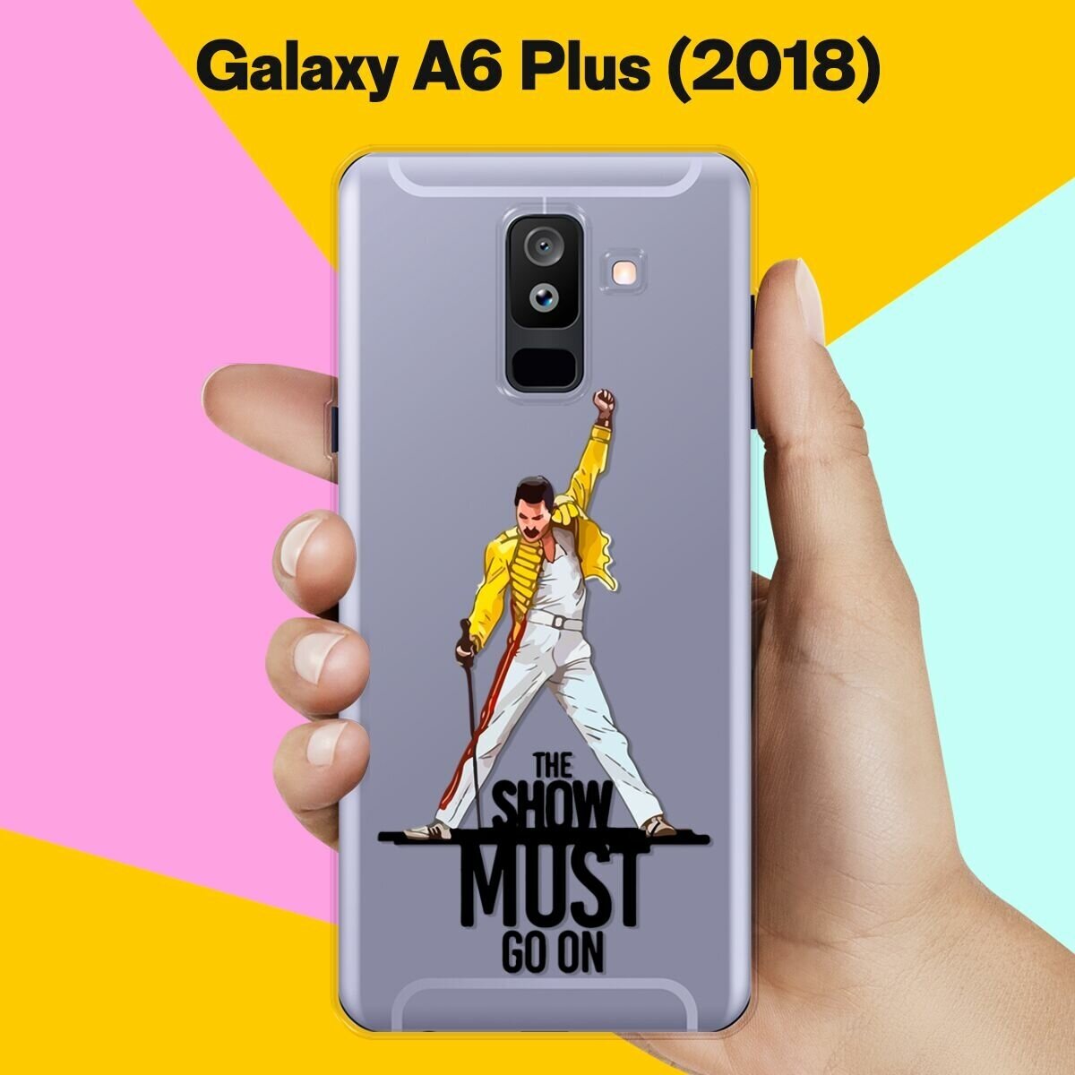 Силиконовый чехол на Samsung Galaxy A6 Plus (2018) Фредди / для Самсунг Галакси А6 Плюс