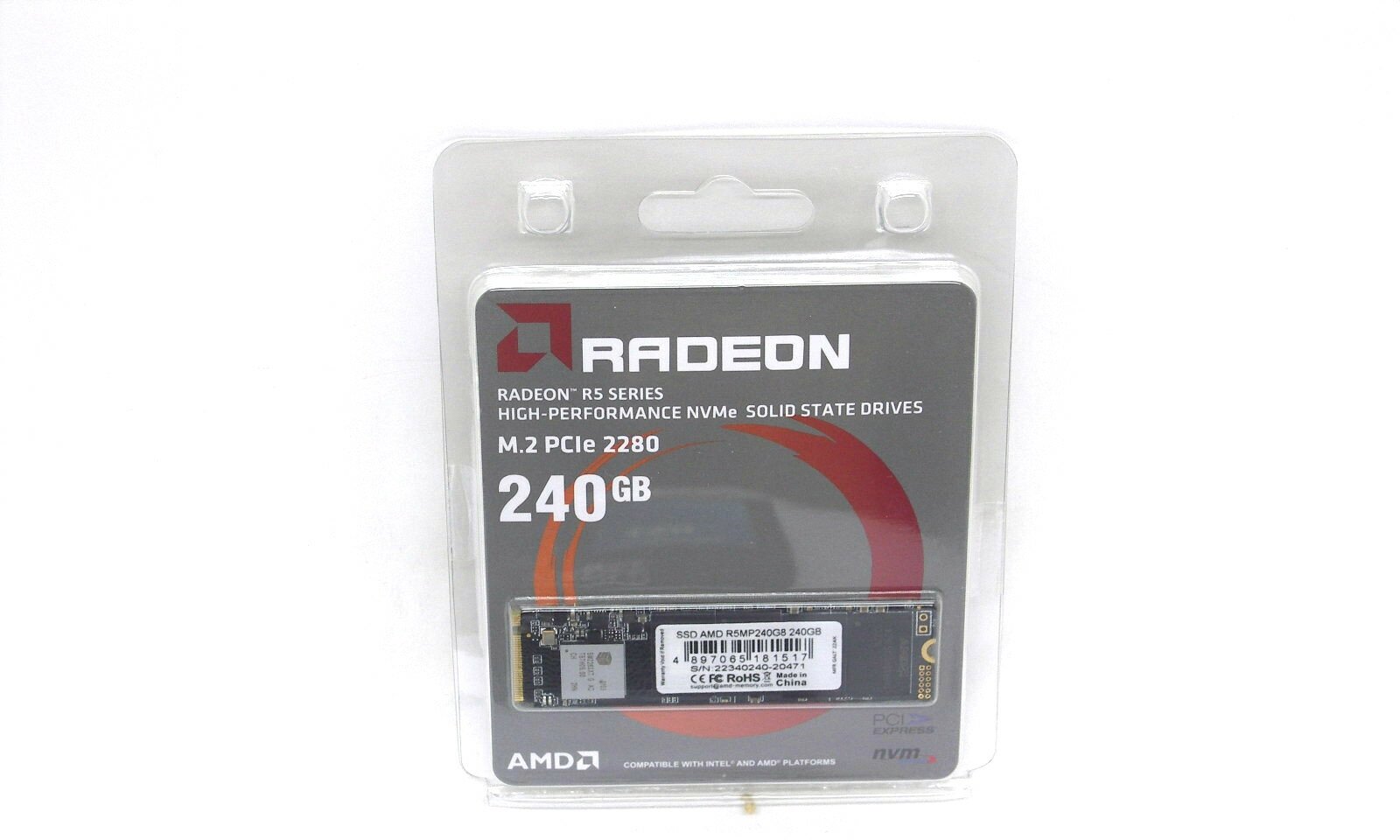 SSD накопитель AMD Radeon 240Гб, M.2 2280, SATA III - фото №5