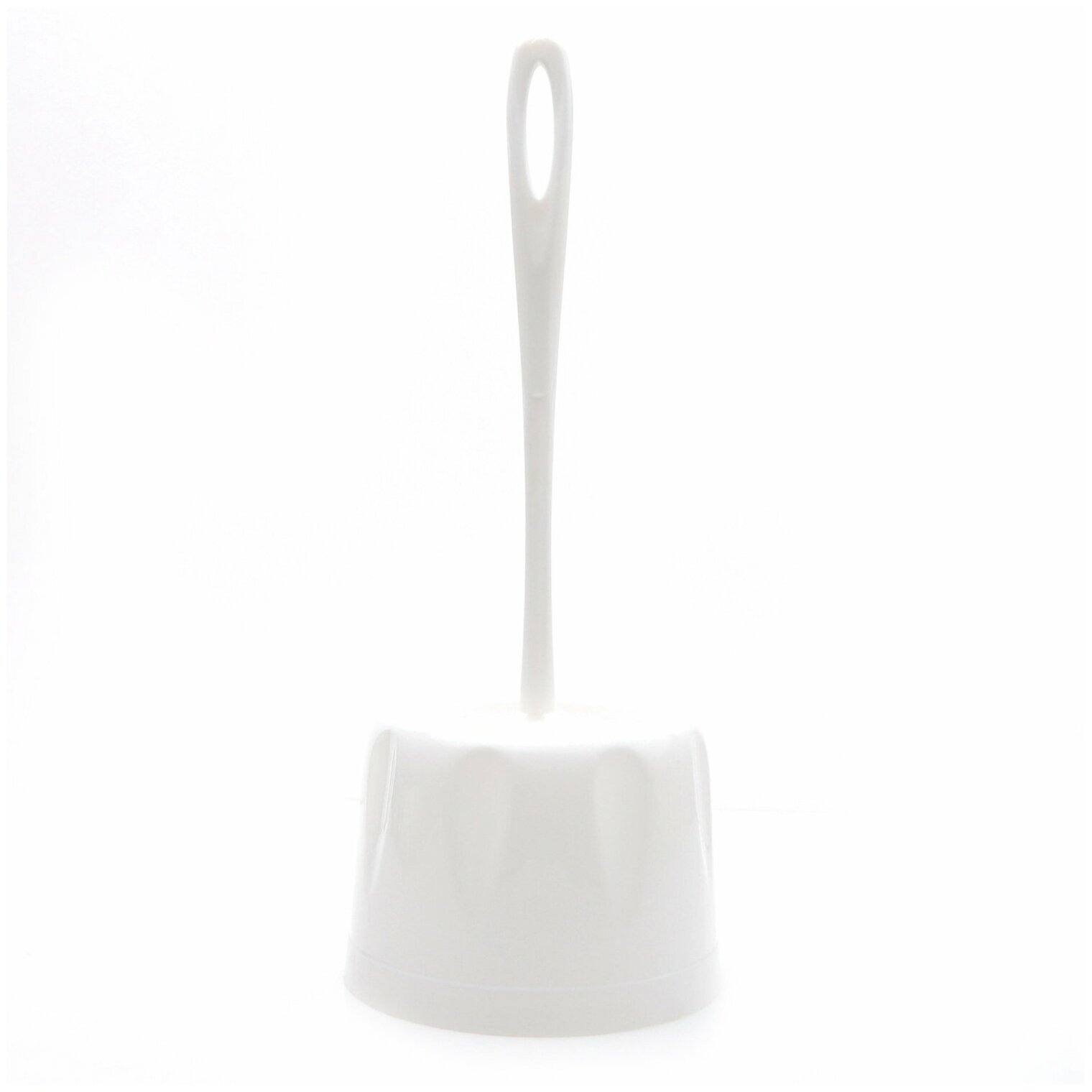 Туалетная щетка-ерш (Комплект WC) миди классика SV3009БЛ белый SVIP (арт. 328564)