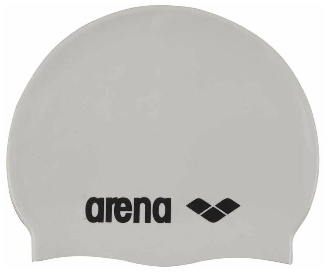 Шапочка для плавания ARENA Classic Silicone (белый (91662/15))