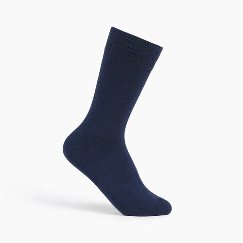 Носки GRAND LINE, размер 39/40, синий носки мужские классические хлопковые найтис тёмно серые размер 25 39 40 десять пар в комплекте
