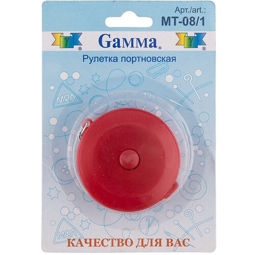 Gamma MT-08/1 Рулетка пластик 150 см х 0.7 см в блистере .