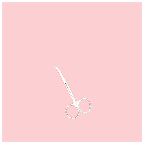 Ножницы хирургические изогнутые 115мм