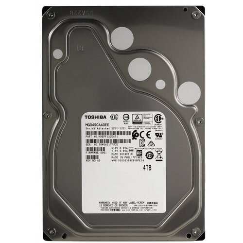 Жесткий диск Toshiba HDEPF12GDA51 4Tb 7200 SAS 35 HDD 2328500₽
