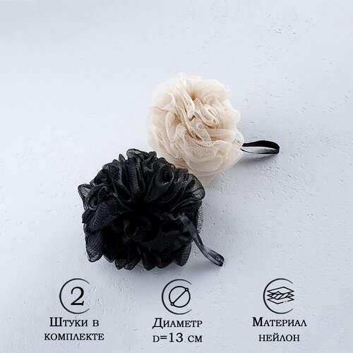 Набор мочалок SKYPHOS, по 50 гр